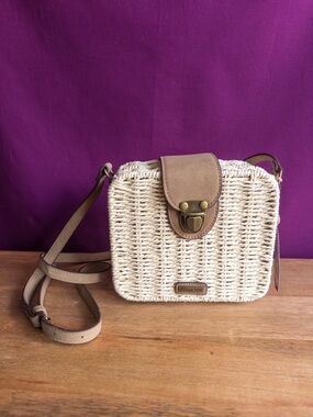 Sun N Sand Straw Crossbody Bag NWT Woven Summer Beach Purse